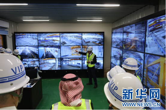 九游娱乐：中国港湾沙特塞德拉项目装配式建筑智慧工厂正式投产(图2)