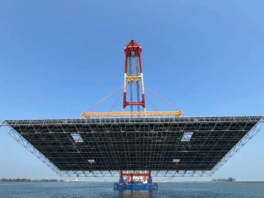九游娱乐：中国电建西北院承建的山东招远海光项目入围“2025年度央企十大超级工程”(图2)