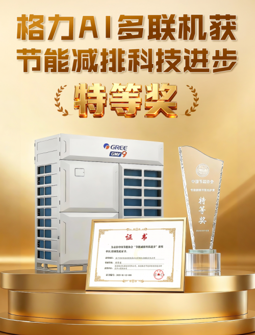 九游娱乐：全景解码格力AI多联机：斩获节能减排特等奖从超级工程到产业标杆(图1)